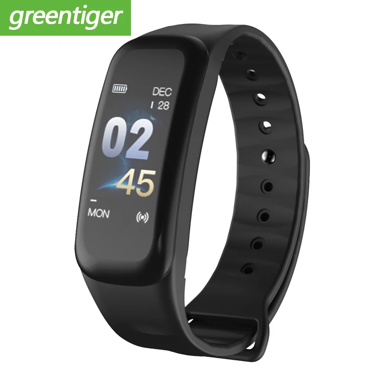 C1 умный Браслет цветной экран кровяное давление монитор сердечного ритма Спорт