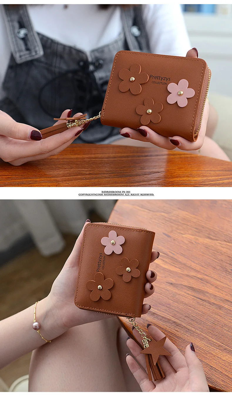 Модный женский кошелек для монет, женская сумка, короткие Ins, супер пожарная Студенческая девочка, милый маленький кошелек на молнии, кошелек