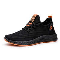 summer sneakers for men running shoes breathable wear resistant casual fashion sneaker mesh knitted walking shoes white