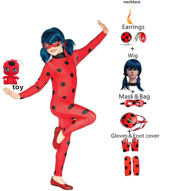 Маринетт костюмы для детских представлений детям ошибка красный Тикки фантазии