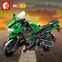 sembo 862pcs city speed motorcycle building block technical off road motobike vehicle racing car bricks toys for children boy