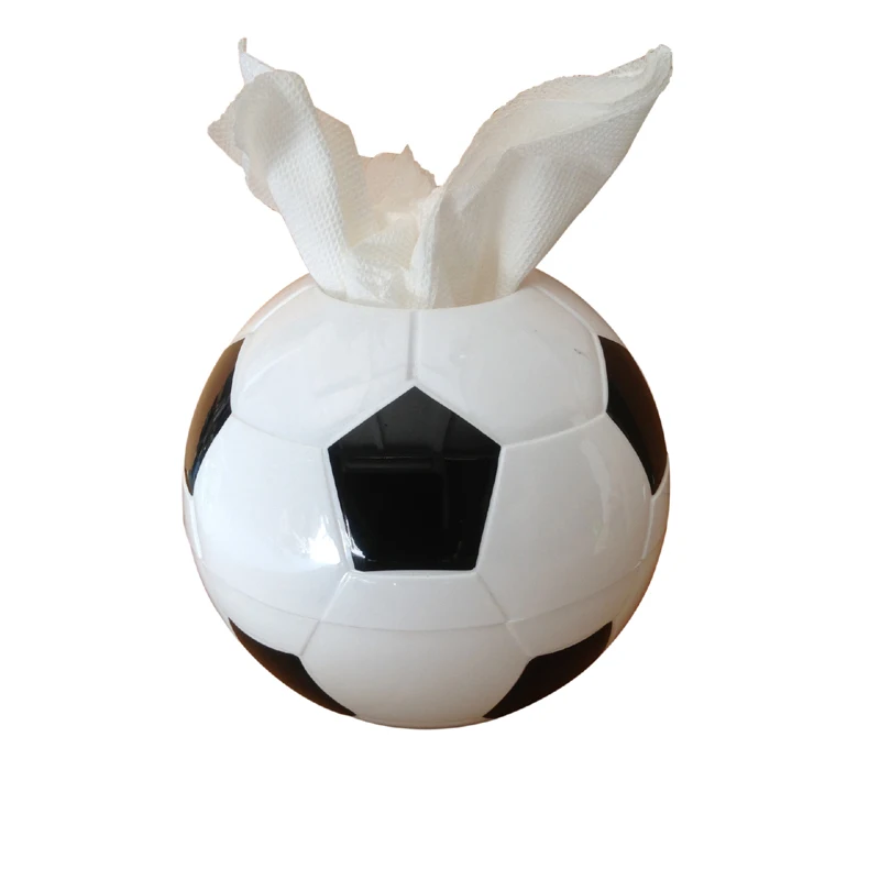 

New Korean Creative Tissue Box Holder Fashion Plastic Color Football Paper Towel Storage Box Round Roll Paper Tube Tissue Boxes