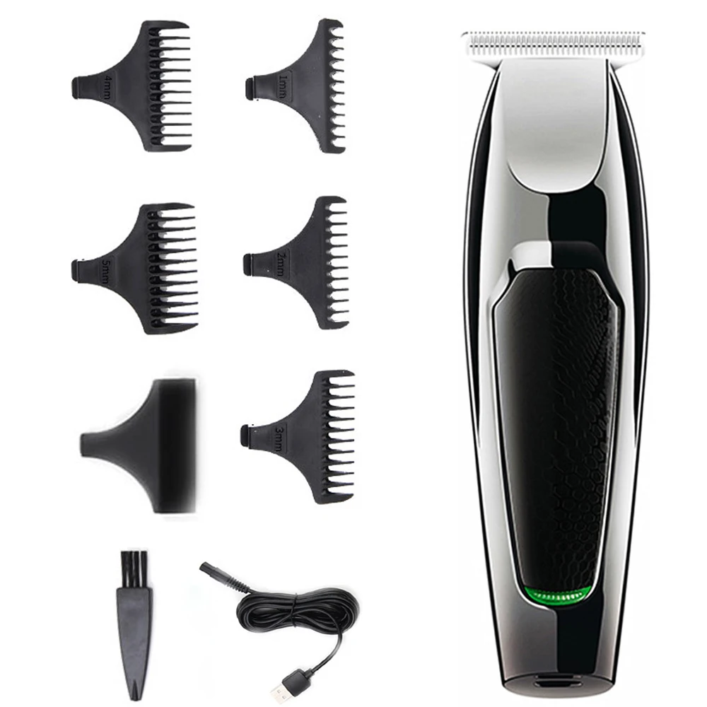 

2021 professional hair clipper USB rechargeable hair clipper adjustable steel blade professional hair clipper hair clipper