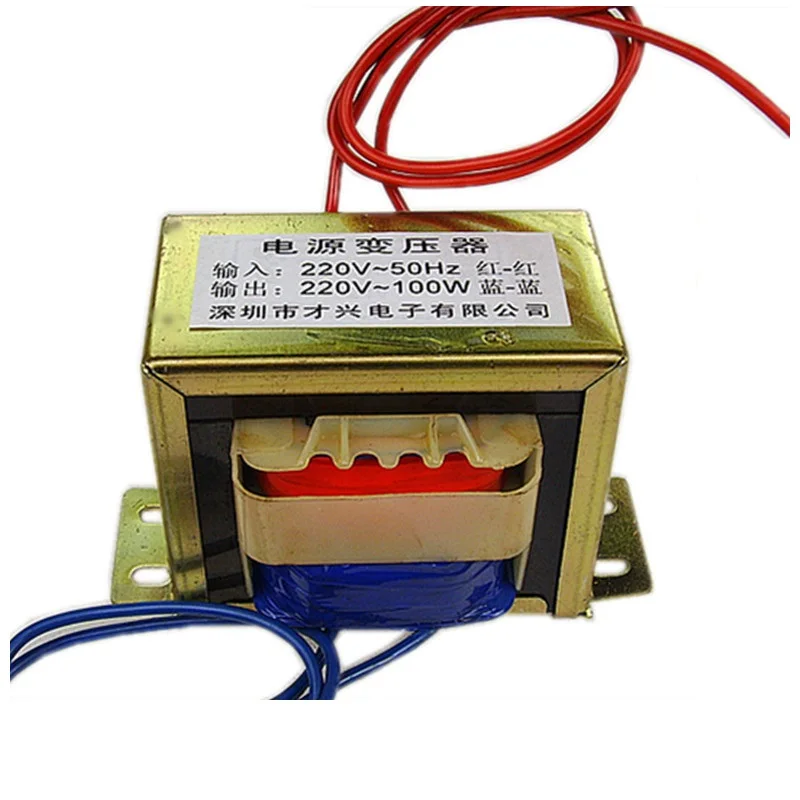 

Изоляционный трансформатор от помех 100WDB-100VA 220V до 220V 0.45A 1:1