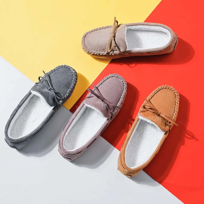 

Women's House Slippers - Moccasins Slip On Soft Comzy Winter Indoor Shoes.