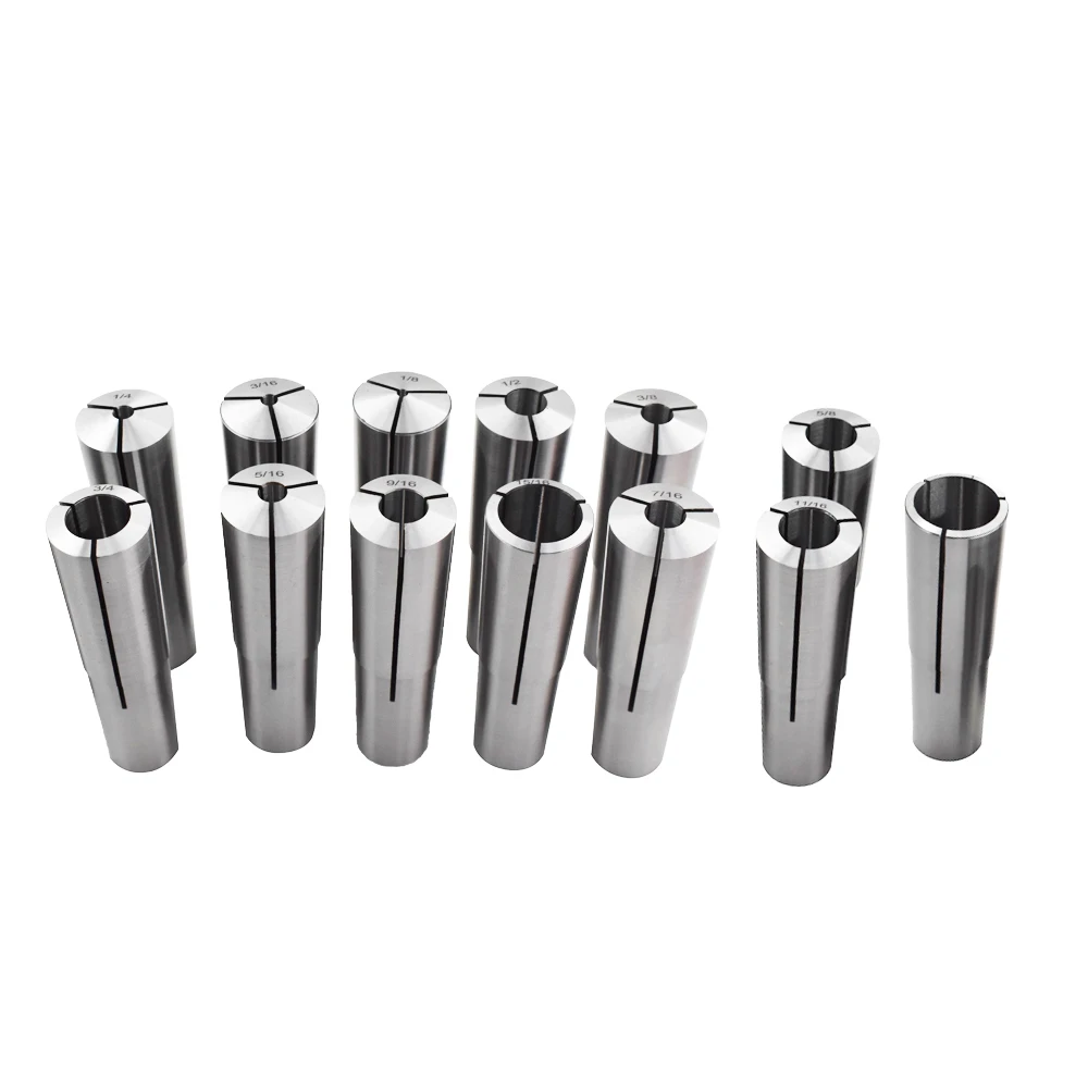 

#4 Morse коническая Цанга 13 Pc. Набор 1/8 дюйма-1 дюйм 4MT MT4 с 3/16 1/4 3/8 1/2 5/8 3/4