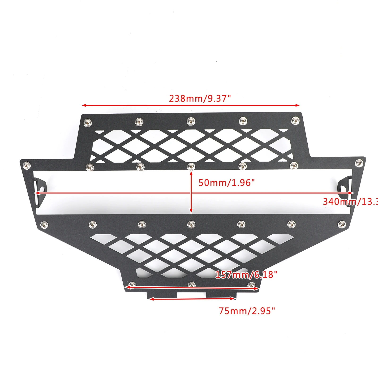 Areyourshop для Polaris RZR 800& RZR S& RZR 4 RZR 570 UTV светодиодный светильник решетка гриль из нержавеющей стали 1" ATV запчасти