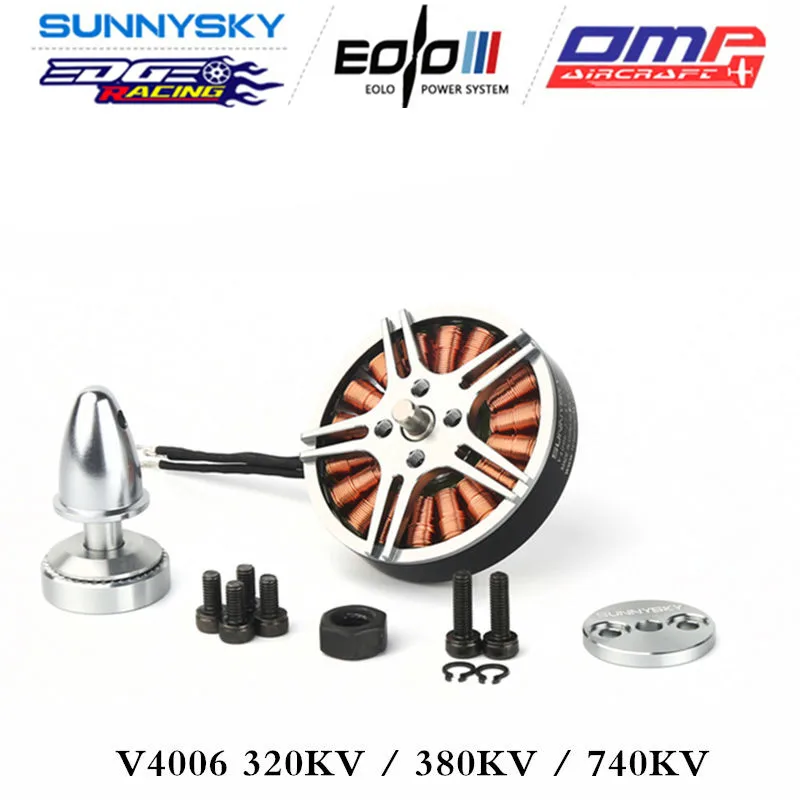 Оригинальный бесщеточный двигатель SUNNYSKY V4006 320KV 380KV 740KV для радиоуправляемой