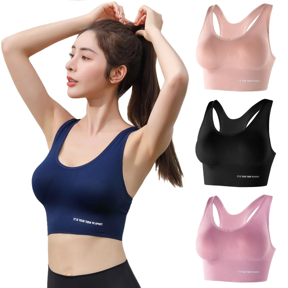 

Women Bra Running Bra Seamless Workout Sports Bras Push-Up Activewear Athletic Fitness Exercising Sportswear