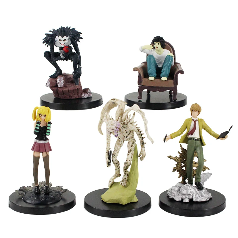 Аниме тетрадь смерти фигурка игрушка Deathnote L Killer Ryuuku Rem Misa Amane ПВХ Коллекция Модель