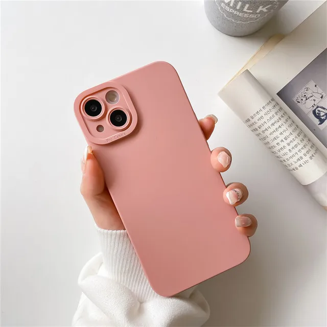 Роскошный простой однотонный чехол для телефона OPPO A52 A31 A9 2020 F11 силиконовый
