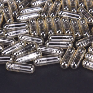 1000 шт. пустые желатиновые капсулы, желатиновые капсулы, Пустые твердые желатиновые капсулы, прозрачный Кошерный гель для лекарственных средств, сменные капсулы для хранения