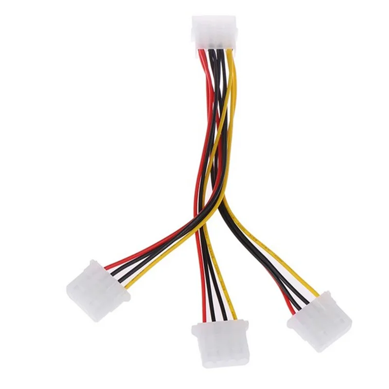 

4-контактный IDE 1-в-3 Molex IDE разъем питания разделитель Удлинительный кабель адаптера