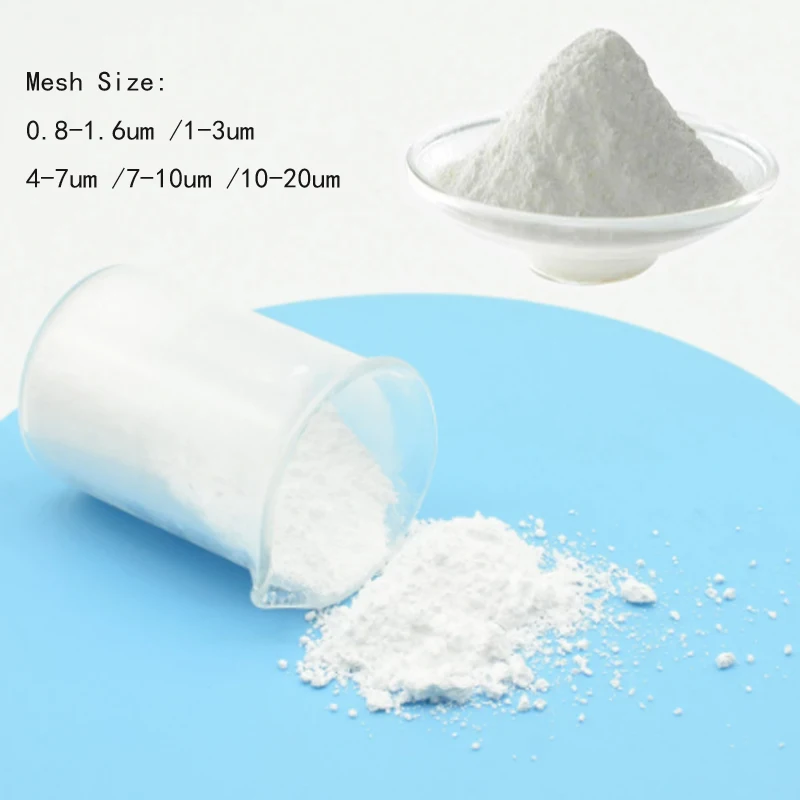 

PTFE Powder 0.8-1.6um /1-3um /4-7um /7-10um /10-20um100% Virgin Powder Paraffin Dry Lubrication Chain Ultrafine Powders powder