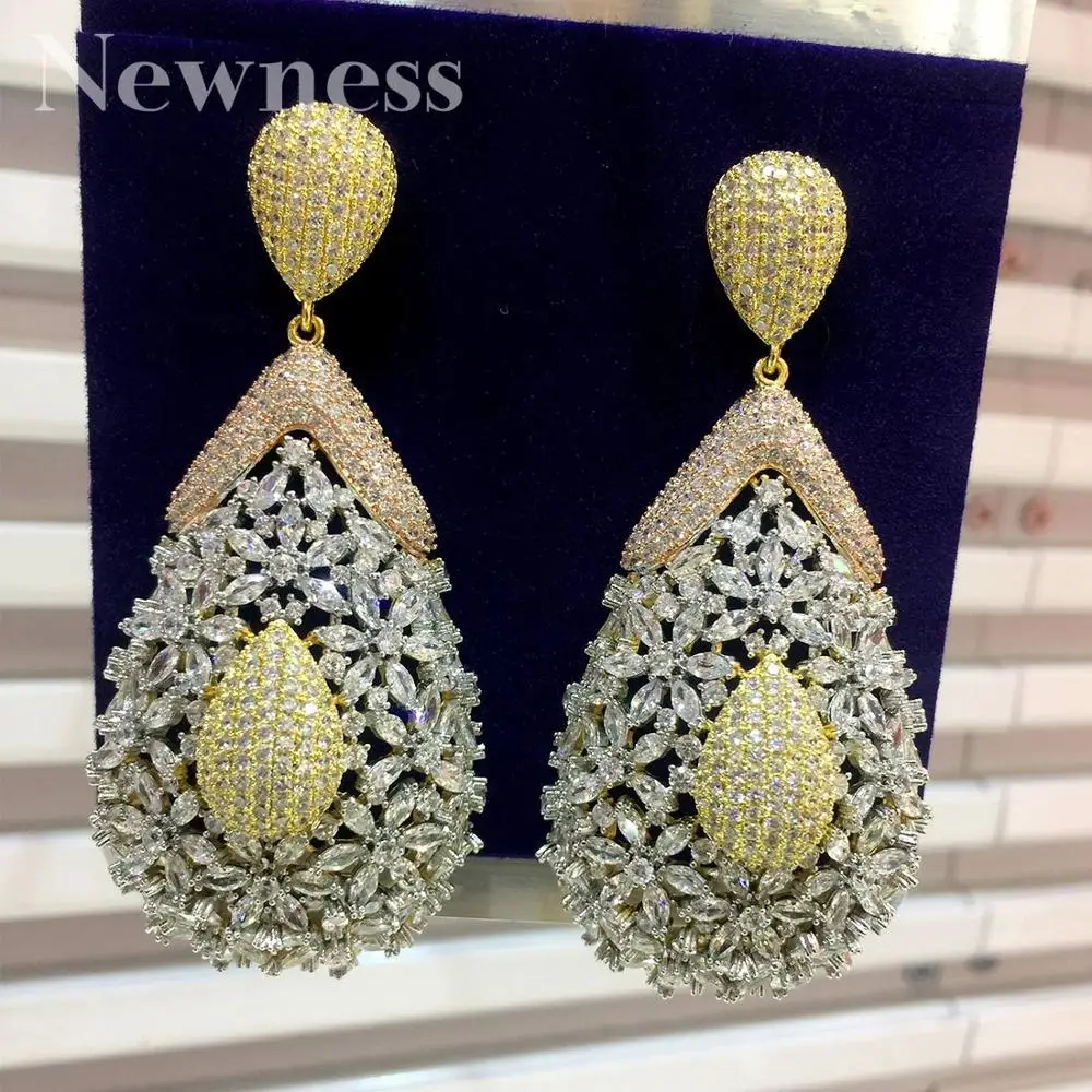 Женские Геометрические серьги ModemAngel свадебные с фианитом из