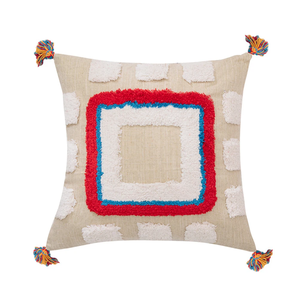 Наволочки в стиле бохо роскошные хлопковые наволочки с геометрическим рисунком