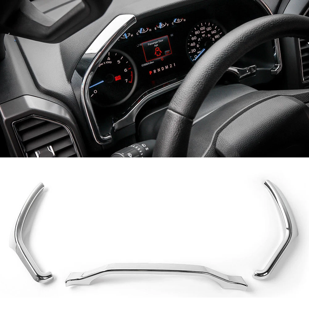 

For Ford F150 2015+ Chrome Box Trim Strip Cover Accessories Useful Hot Sale