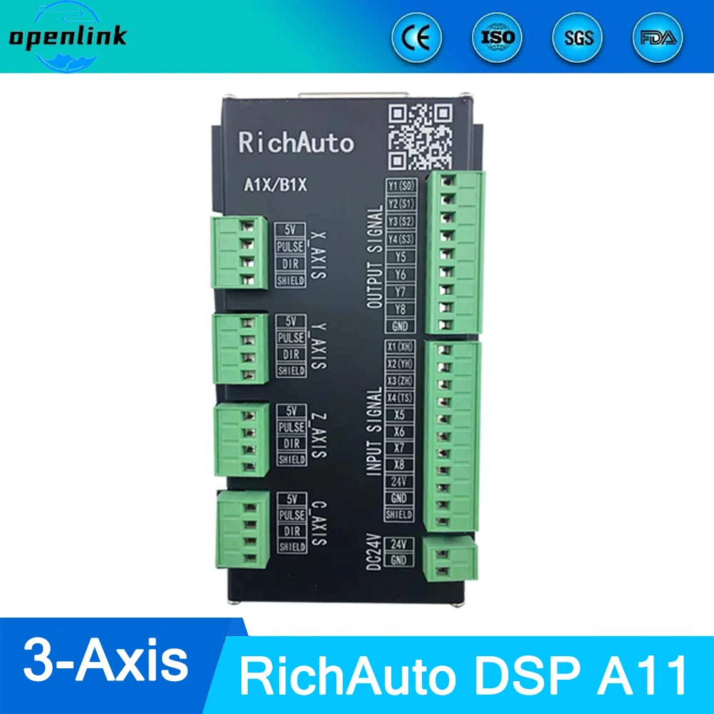Контроллер ЧПУ RichAuto DSP A11 3-осевой пульт дистанционного управления движением для