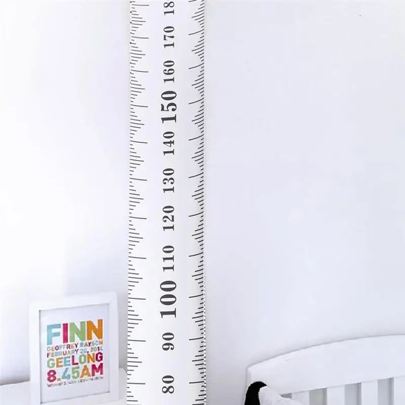 

2 Pcs Cartoon Hanging Height Ruler Wall-hanging Kids Height Measuring Rulers
