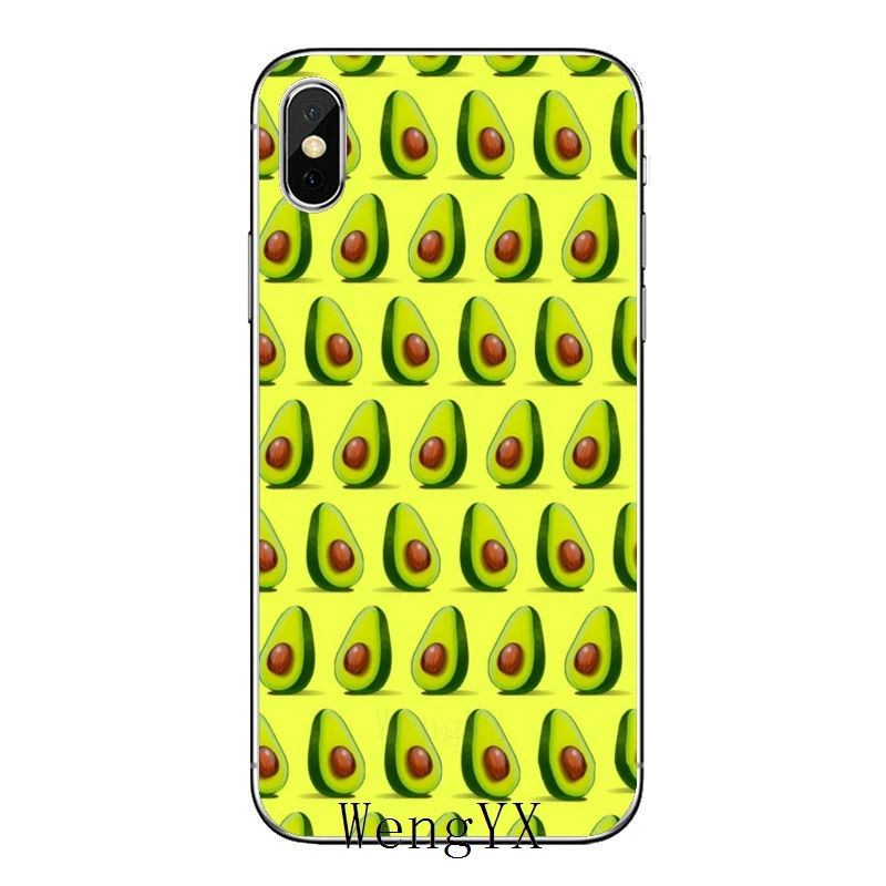 Авокадо эстетические зеленые фрукты аксессуары чехол для телефона Huawei P30 P20 Pro P10 P9