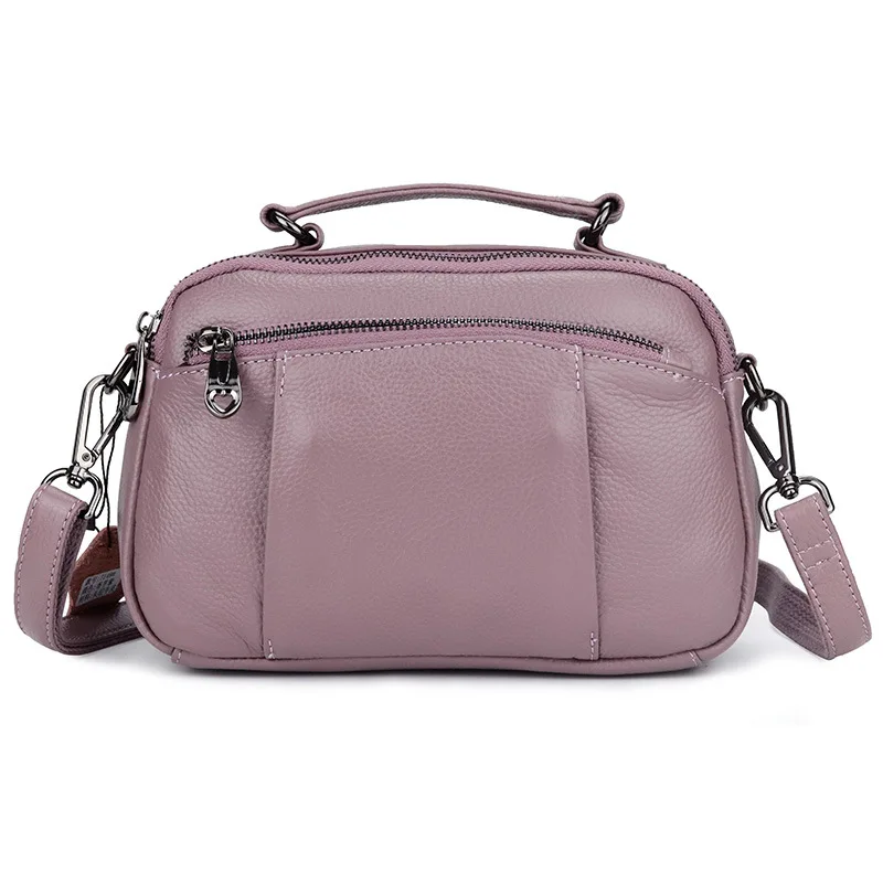 

Real Cowhide Genuine Leather Women's Handbags Shoulder Crossbody Bags Ladies Mini Money Phone Pouches Bolsos Bolsas for Girls