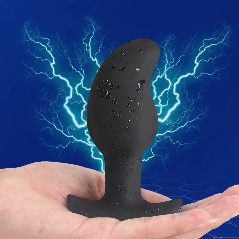 Анальная пробка с дистанционным управлением и электрическим током вибрация