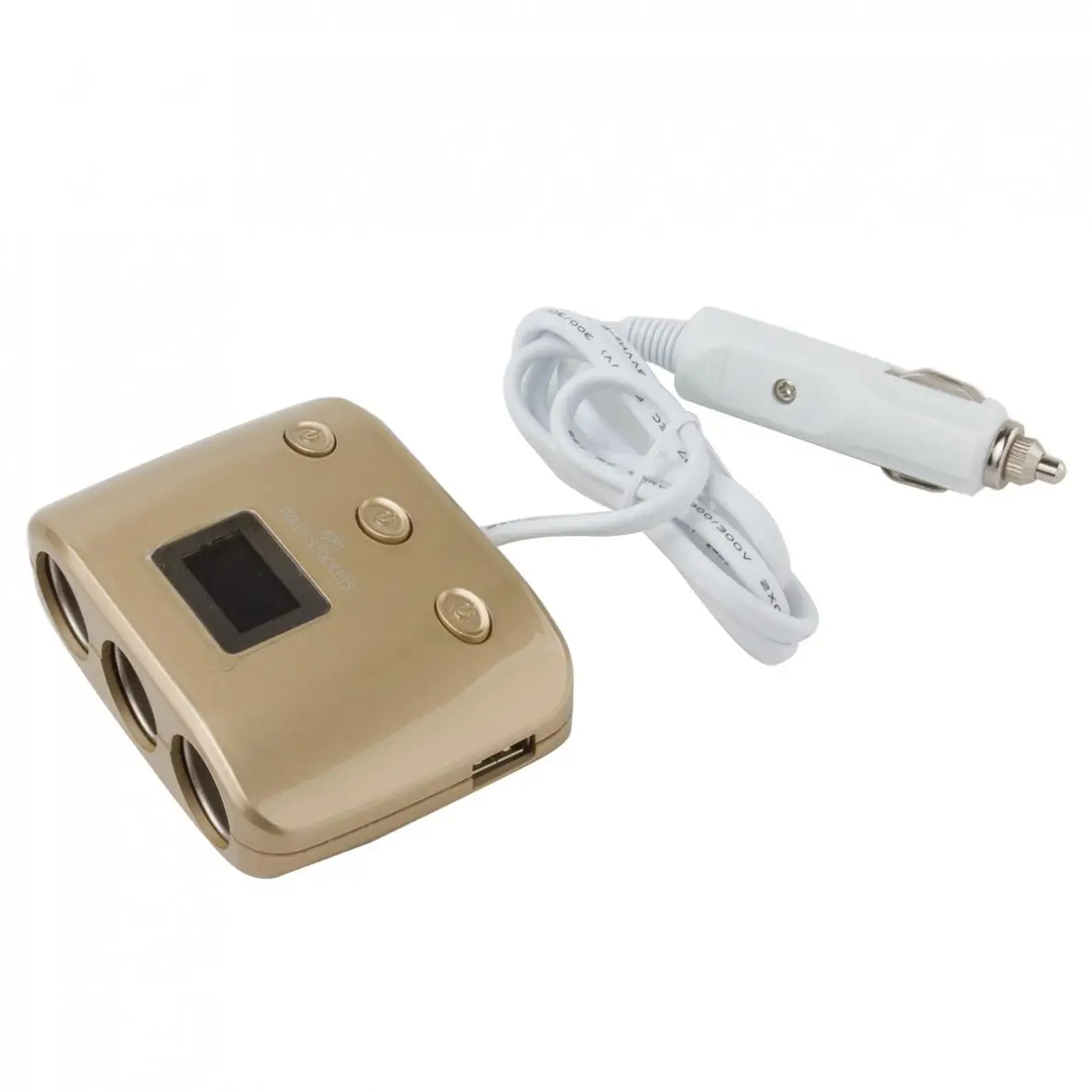 Новые 3 пути Трехместный Розетка для автомобильного прикуривателя Разветвитель 2