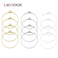30pcslot 25 40mm big round hoop earrings circle classic fashion iron ear wires hooks for diy jewelry making findings material