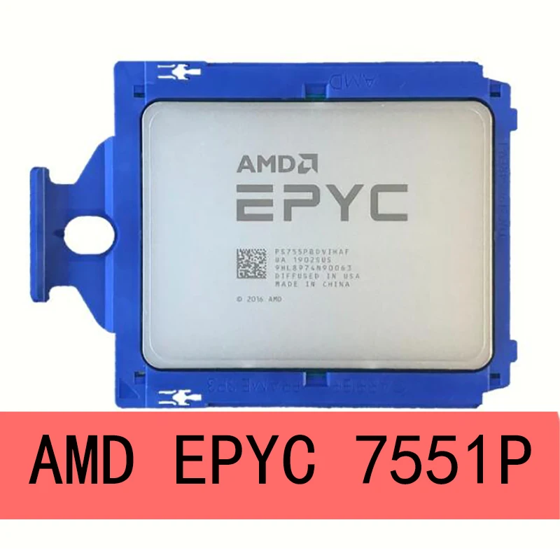 

Процессор AMD EPYC 7551P, 2,0 ГГц, 32 ядра, 64 потока, 180 Вт, PS755PBDVIHAF, разъем SP3