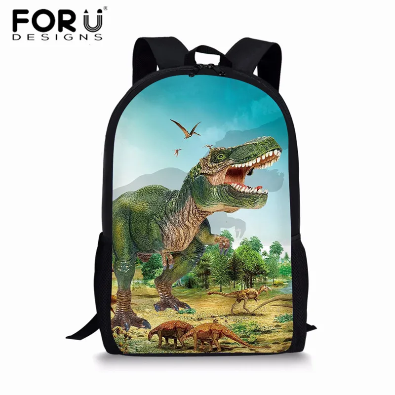 Z4244C FORUDESIGNS Jurassic World детские школьные ранцы для мальчиков T-rex рюкзак в виде динозавра первичные Детские рюкзаки детская сумка на подарок Mochilas - Цвет: Z4244C