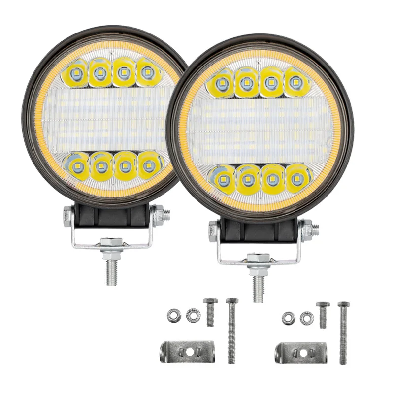 Светодиодный налобный фонарь для автомобиля 72 Вт автомобильные прожекторы