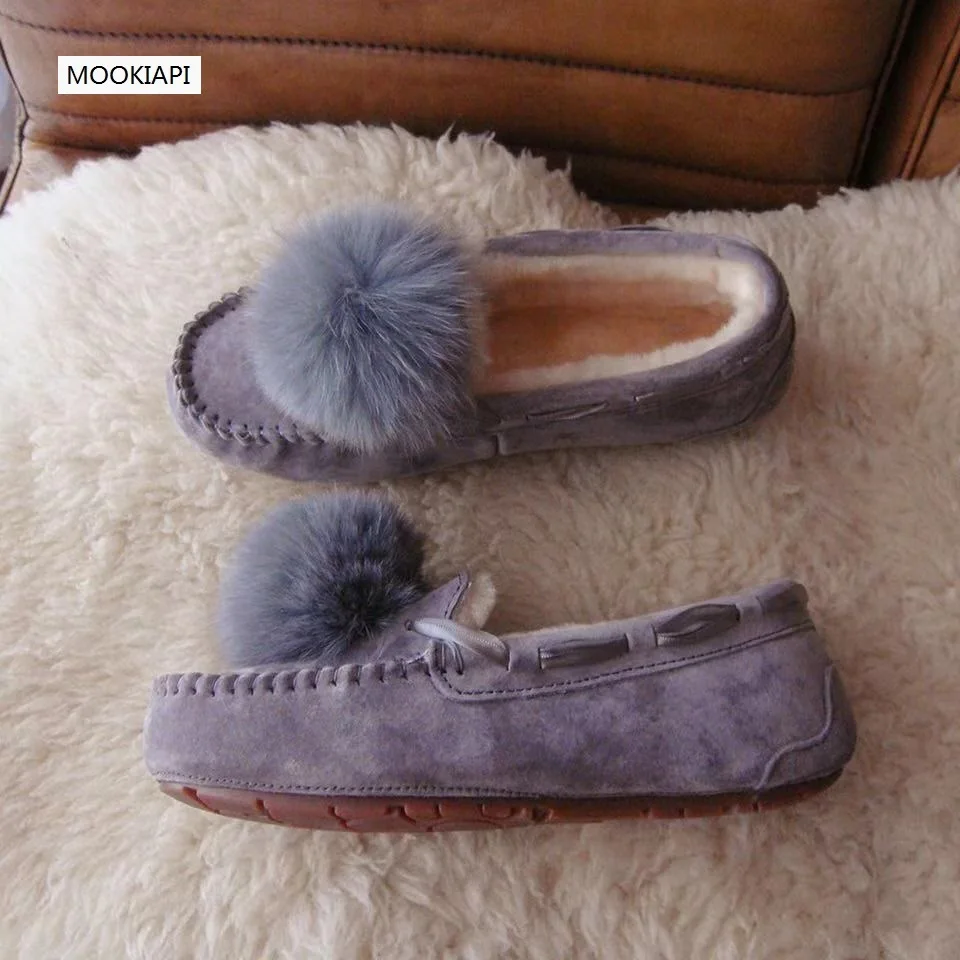 В 2019 году сапоги из овчины и шерсти для женщин снега чистой четыре цвета