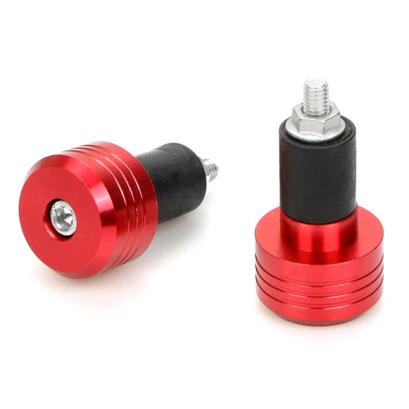 

2pcs 7/8" Motorcycle Universal Handlebar Grip End Caps Aluminum Plug Weight Slider Stopple Handle Bar Balance Stopper Moto Parts
