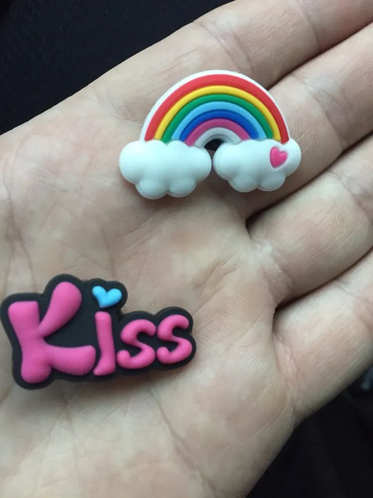 8 26 шт. животные единороги ильной рыбы из ПВХ подвески для обуви аксессуары с