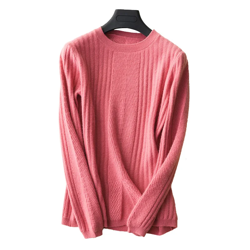 

Winter High-end Cashmere Sweater O-Neck Soft Elastic Sweaters and Pullovers for Women Plus Size Long Sleeve Sweater Women Jumper