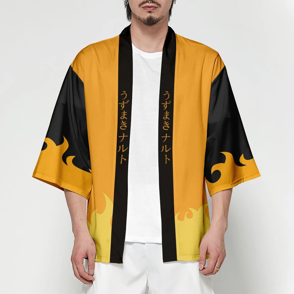 

2020 Kimono Japanese Cardigan Men T shirt samurai Costume Streetwear 3D Batwing Sleeve T shirt Funny Haori Yukata Male Clothes