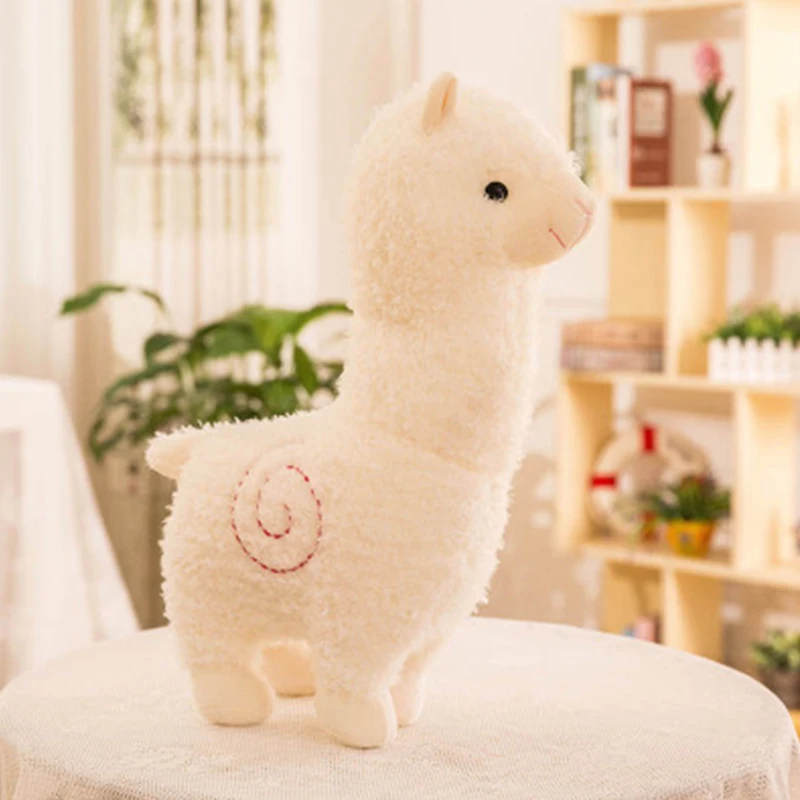 28 65 см новые милые животные Альпака верблюжья Кукла Подушка плюшевая игрушка