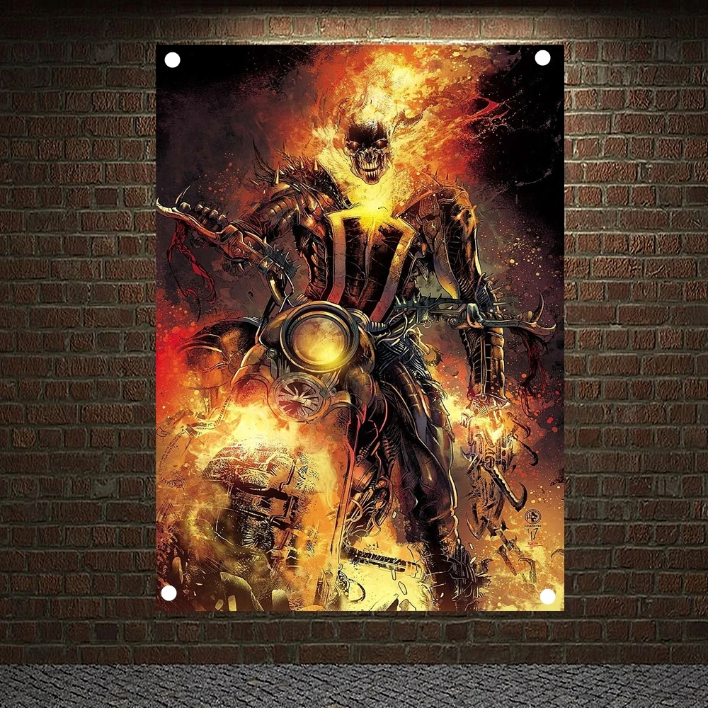 Жуткий кровавый жесткий камень тяжелые металлические музыкальные баннеры и