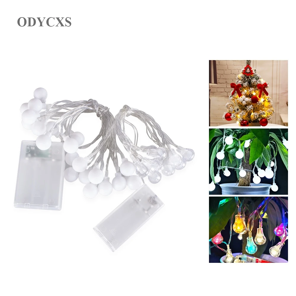 

LED String Lights Fairy Gypsophila Bubble Ball Lamp Holiday Lighting Garland Battery USB Indoor For Christmas Wedding Decoration