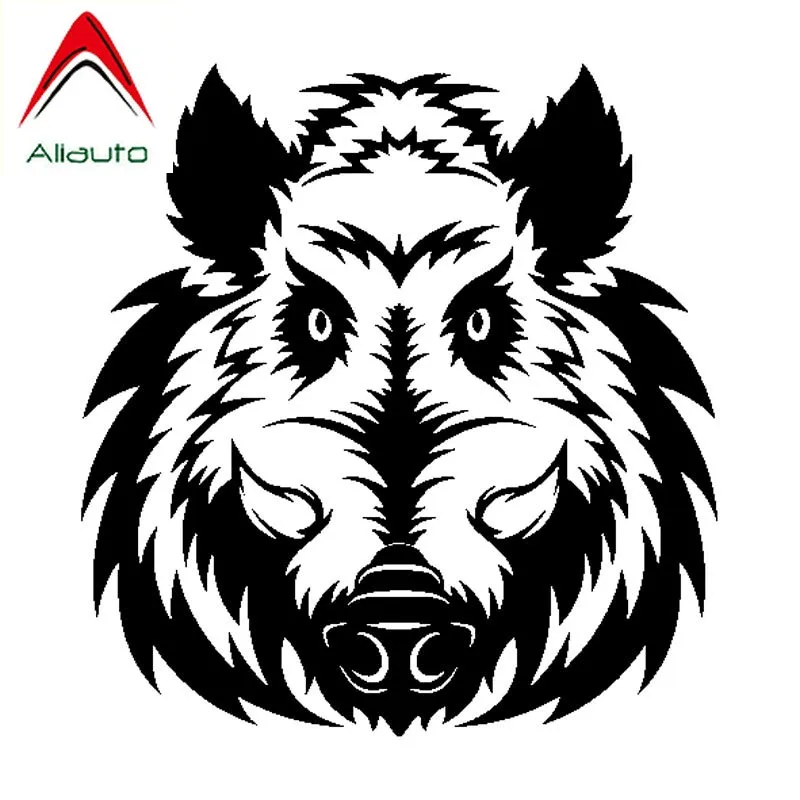 Мультипликационная наклейка на автомобиль Aliauto свирепый дикий кабан