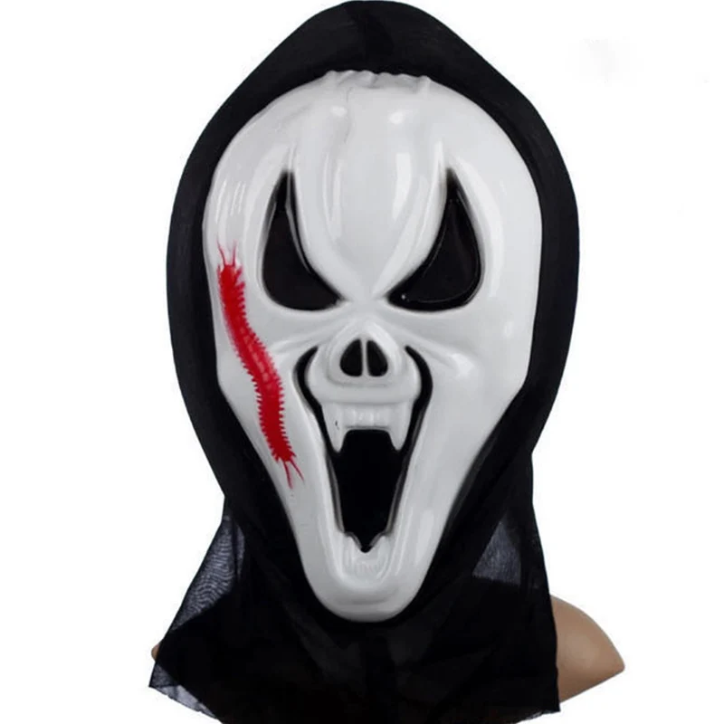 Унисекс детская маска для лица на Хэллоуин с ужасами призраком из фильма Смерть