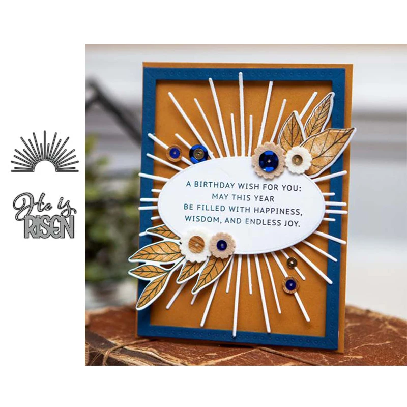 Металлические высекальные штампы JC для скрапбукинга сияющее сияние слово рамка