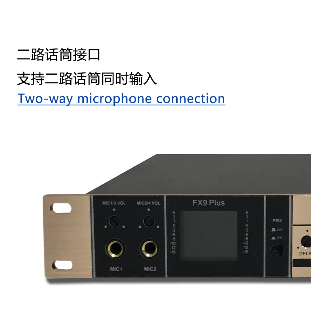 GAX-9FX цифровой предусилитель KTV звуковой микшер профессиональный аудио процессор