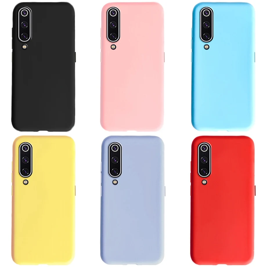 Чехол для Xiaomi Mi 9 SE тонкий матовый мягкий ТПУ чехол карамельных цветов Mi9 9T CC9 CC9e A3