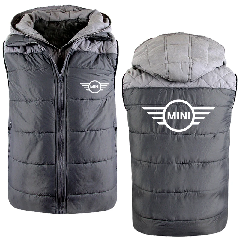 

Spring Autumn Men Jackets Mini Car Logo Printed Casual High Quality Cotton Splicing Fashion Casual Mens Hooded Jackets Clothing