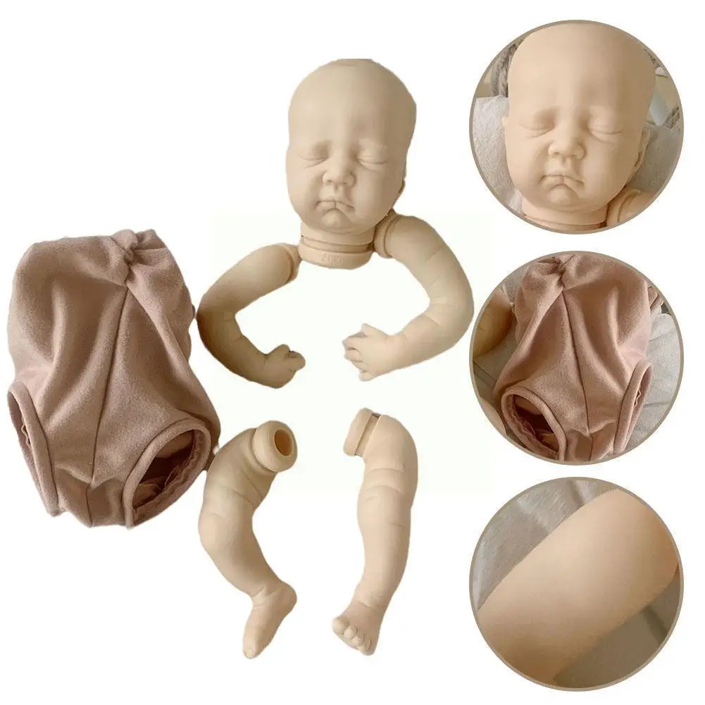 

Premature Baby Size Rebirth Kit Sleeping Baby Inches Parts Unfinished Cute Children's Rebirth 16 Toys I0o0