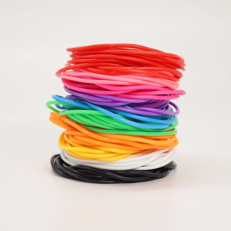 25 шт. смешанные силиконовые браслеты сделать резиновый браслет Gummies обернутые