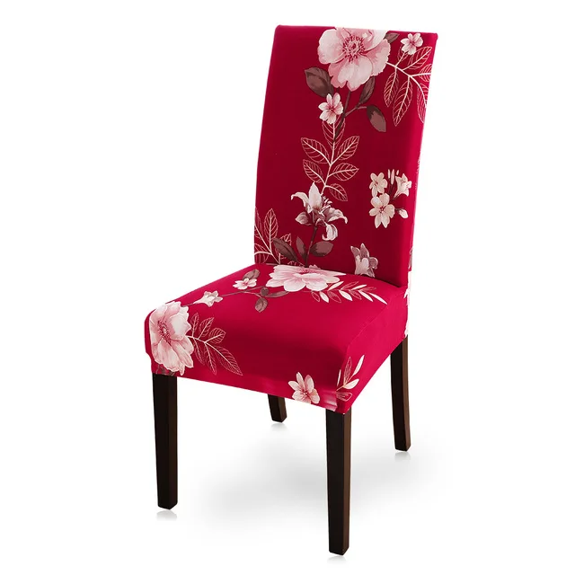 Растягивающийся чехол для стула с принтом большие эластичные чехлы сидений