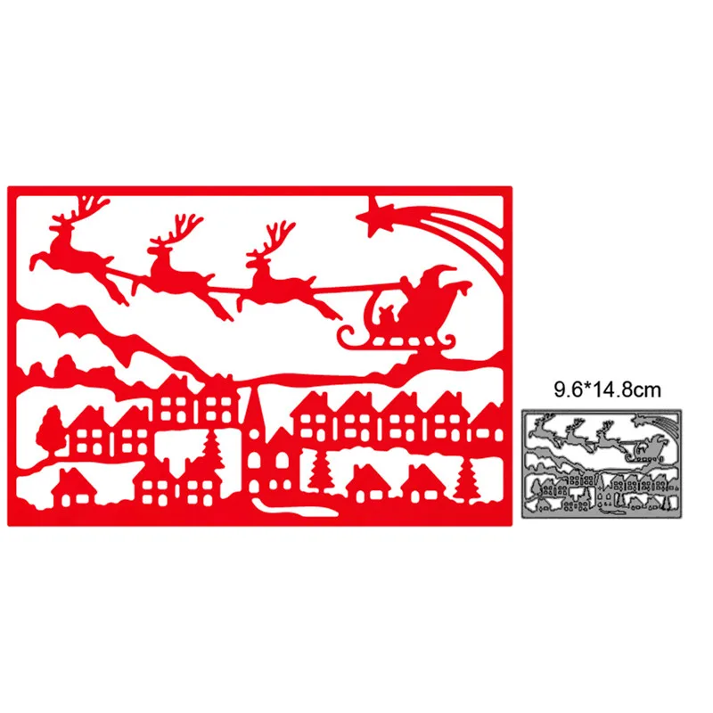 

metal cutting dies cut die mold Christmas Frame decoration Scrapbooking dies paper craft knife mould blade punch stencils dies