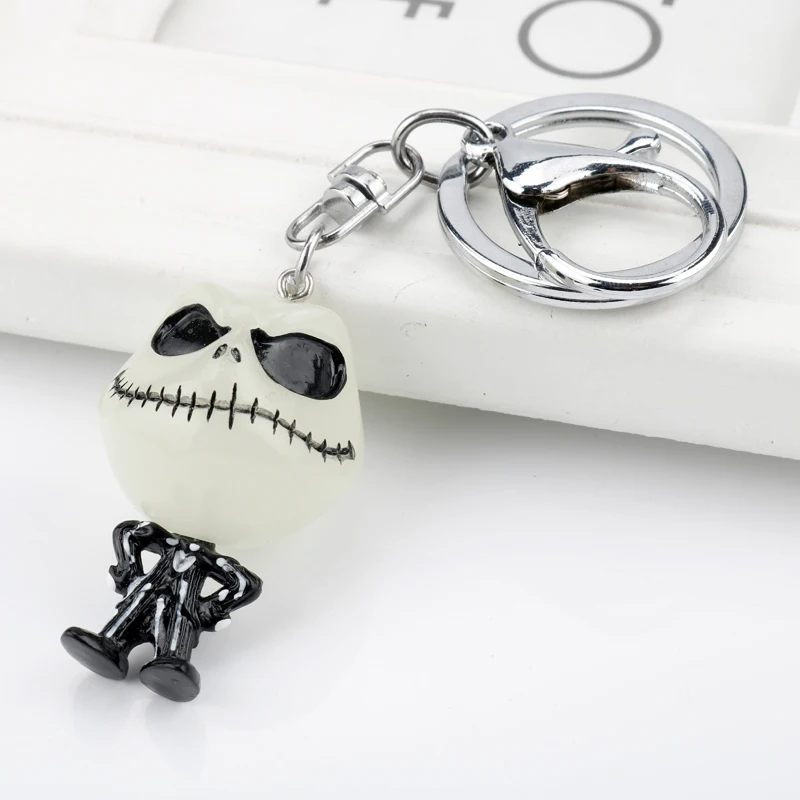 3D подвеска брелок ювелирные изделия Призрак люминесцентный череп скелет Джек
